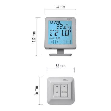 Smart thermostat 230V Wi-Fi