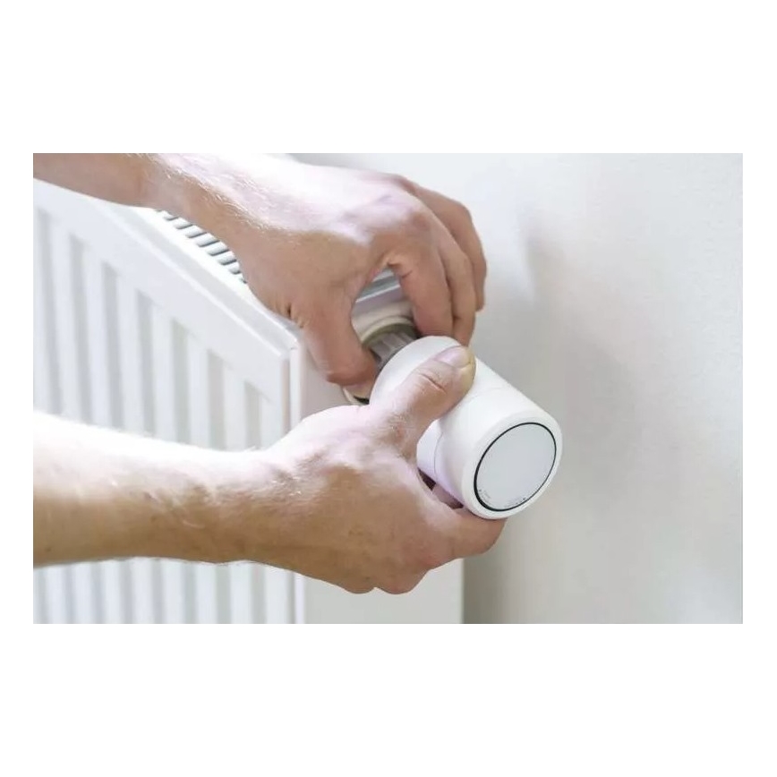 Smart-Thermostatkopf mit LCD-Display GoSmart M30x1,5 2xAA/1,5V Tuya
