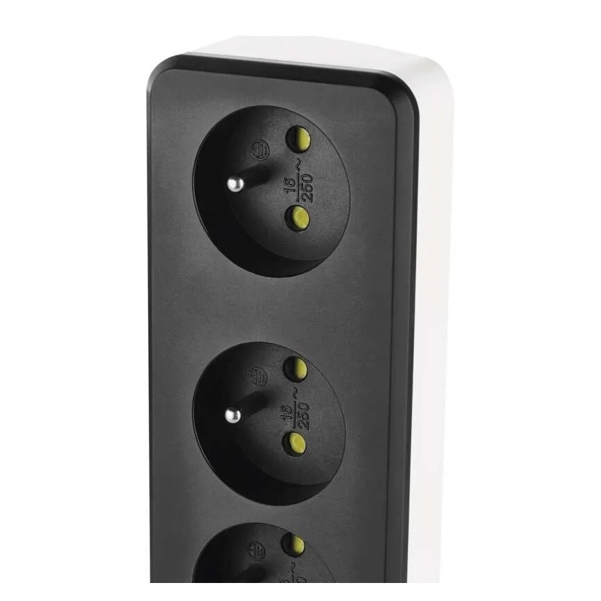 Smart-Verlängerungskabel mit Schalter GoSmart 4Z + 1xUSB-A + 1xUSB-C 2 m Wi-Fi Tuya