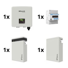 Solar-Kit: 10kW SOLAX Wechselrichter 3f + 11,6 kWh TRIPLE Power Batterie + Elektrometer 3f