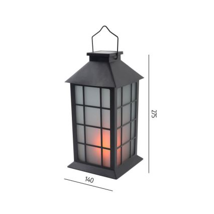 Solar-LED-Hängeleuchte CANDELIO MILKY LED/1xAA 1600K IP44 200 mAh