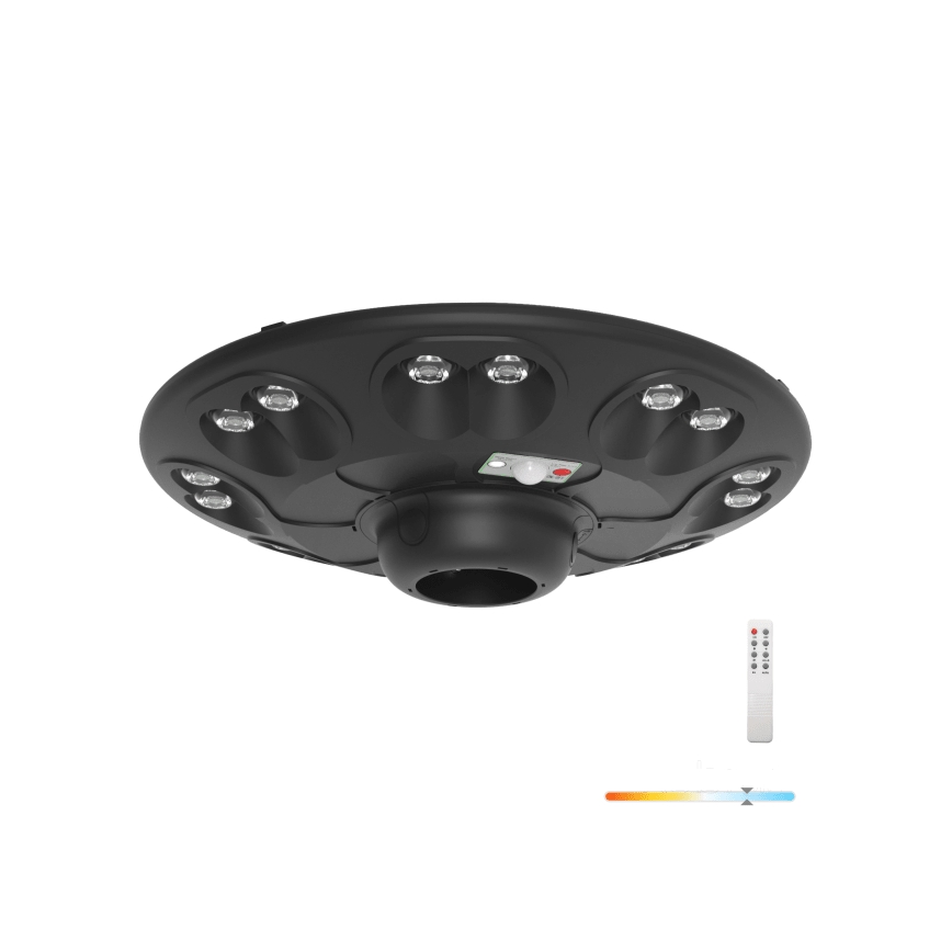 Solar LED Straßenlampe mit Sensor LUVIA LED/15W/3,2V 6500K IP54 5400 mAh + Fernbedienung