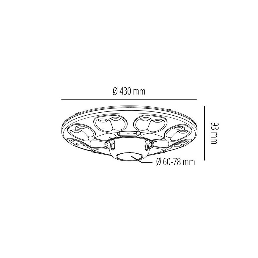 Solar LED Straßenlampe mit Sensor LUVIA LED/15W/3,2V 6500K IP54 5400 mAh + Fernbedienung