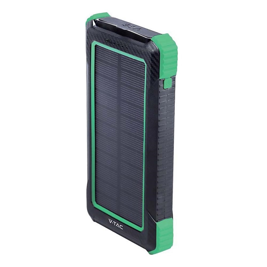 Solar Power Bank mit Power Delivery 10000mAh/10W/5V schwarz