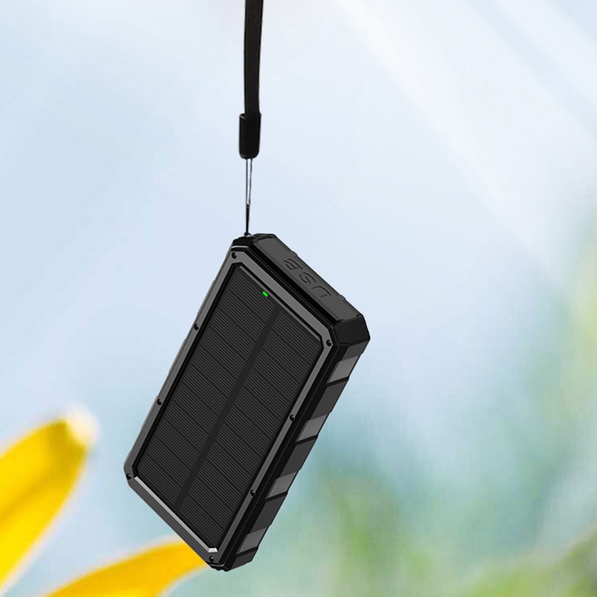 Solar-Powerbank mit Taschenlampe 20000mAh 3,7V