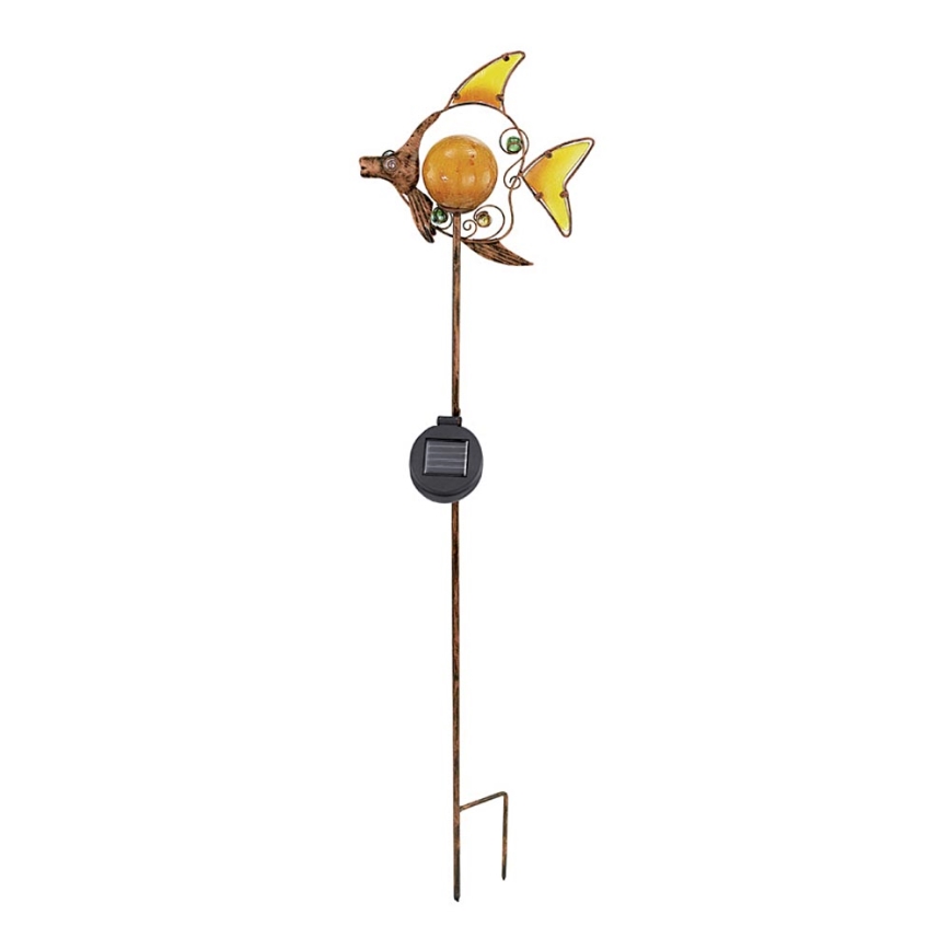 Solarleuchte Fisch 1xLED/0,015W bronze