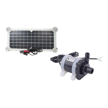 Solarpumpe mit Photovoltaik-Panel, USB-Anschluss, 900 l/h, 20 W