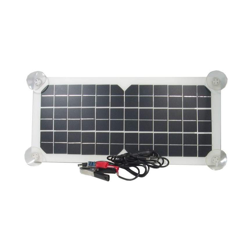 Solarpumpe mit Photovoltaik-Panel, USB-Anschluss, 900 l/h, 20 W