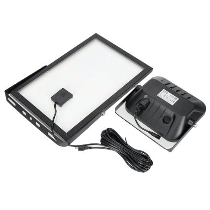 Solarstrahler für den Außenbereich mit Sensor LED/30W/6,4V 4000K IP65 6000 mAh + Fernbedienung