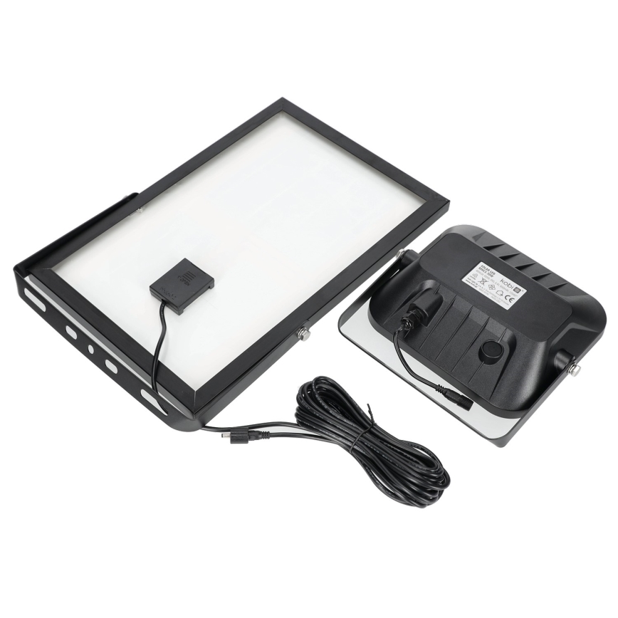 Solarstrahler für den Außenbereich mit Sensor LED/30W/6,4V 4000K IP65 6000 mAh + Fernbedienung