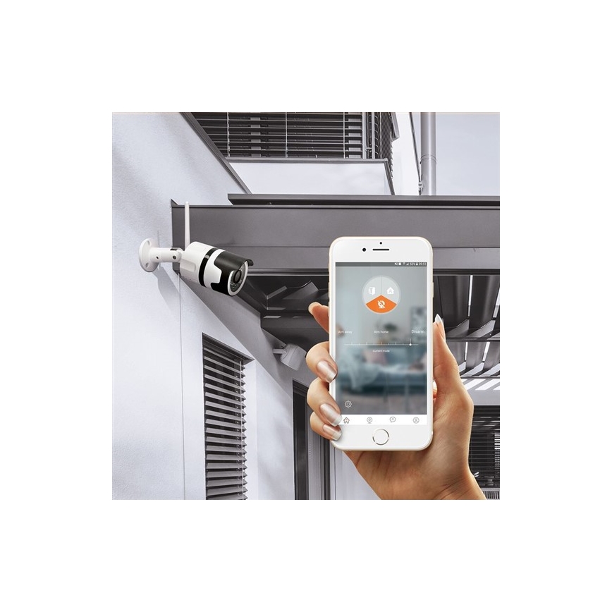 IP-Kamera für den Außenbereich mit Sensor 12V/FULL HD IP65 Wi-Fi Tuya