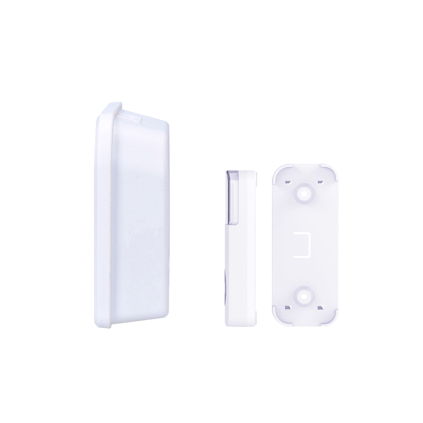 Kabellose batteriebetriebene Türklingel 3V/3xAA IP44 weiß