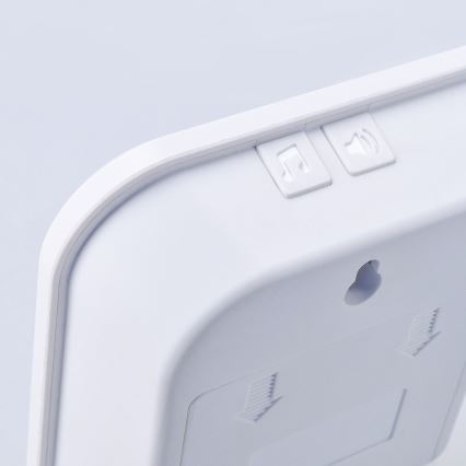 Kabellose batteriebetriebene Türklingel 3V/3xAA IP44 weiß