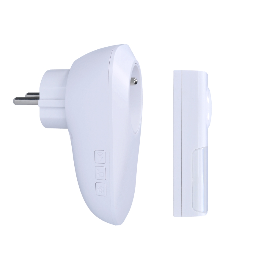 Kabellose Steckdosen-Türklingel 230V IP55