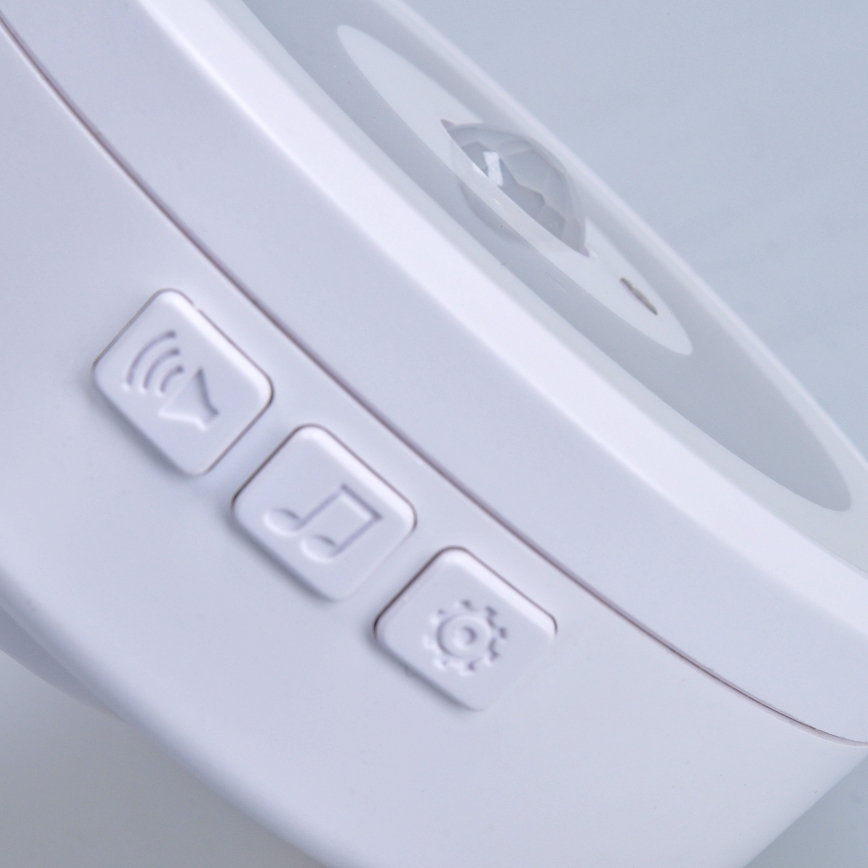 Kabellose Türklingel mit LED-Beleuchtung und Bewegungssensor für 230V-Steckdose IP55