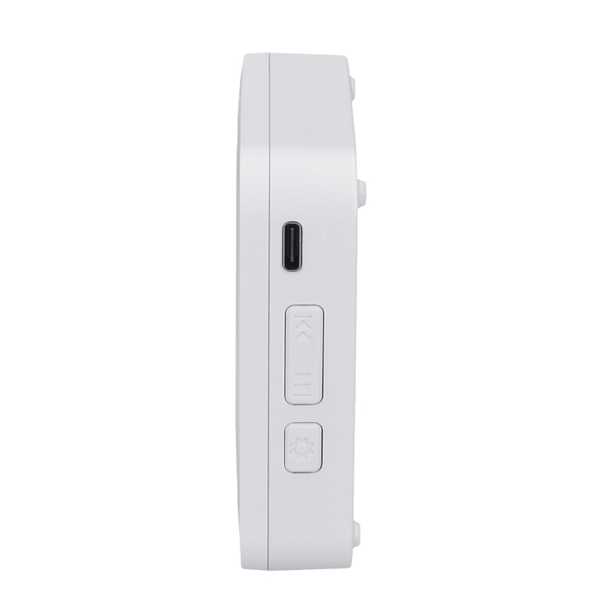 Kabellose batteriebetriebene Türklingel 3xAAA/1x3V IP56 weiß