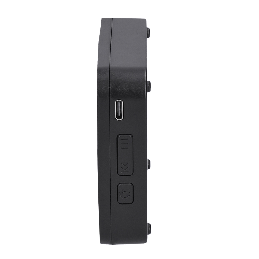 Kabellose batteriebetriebene Türklingel 3V/3xAAA IP56 schwarz