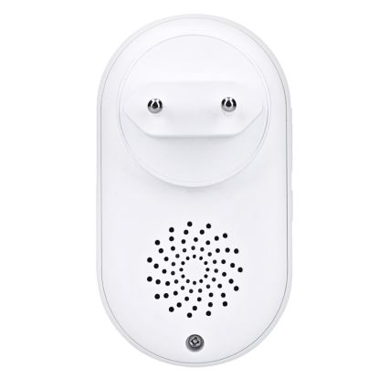 Kabellose Steckdosen-Türklingel 230V IP56 weiß