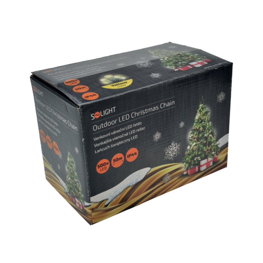 LED Weihnachtskette für Außen 500xLED/230V 50m IP44 warmweiß