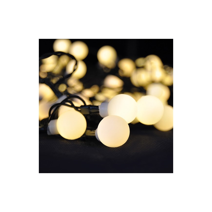 LED RGB dimmbar Außen-Lichterkette, 100 LEDs / 8 Funktionen, 15 m, IP44 + Fernbedienung