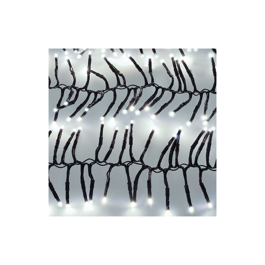 LED Außen-Lichterkette 576xLED/8 Funktionen 8 m IP44 kaltweiß + Fernbedienung