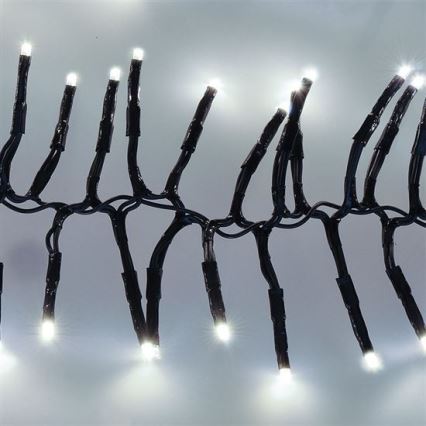 LED Außen-Lichterkette 576xLED/8 Funktionen 8 m IP44 kaltweiß + Fernbedienung