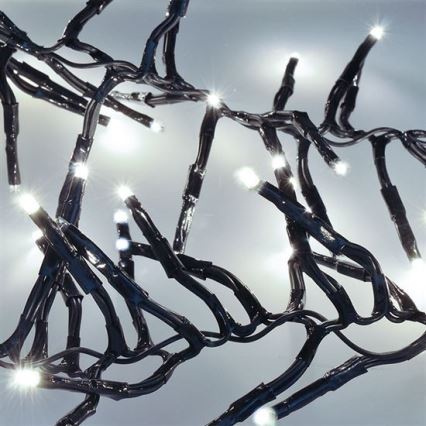 LED Außen-Lichterkette 576xLED/8 Funktionen 8 m IP44 kaltweiß + Fernbedienung