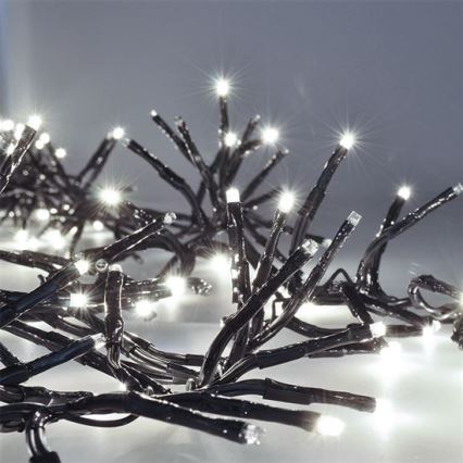 LED Außen-Lichterkette 576xLED/8 Funktionen 8 m IP44 kaltweiß + Fernbedienung