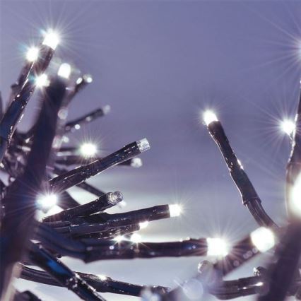 LED Außen-Lichterkette 576xLED/8 Funktionen 8 m IP44 kaltweiß + Fernbedienung