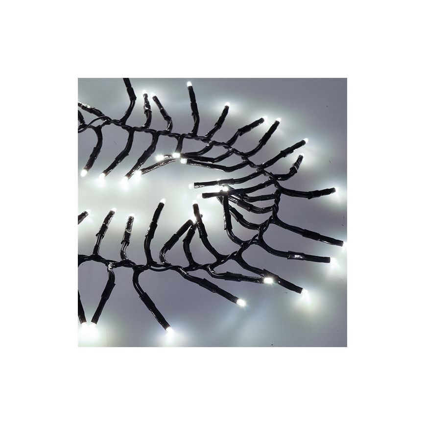 LED Weihnachtskette 576xLED/8 Funktionen 8m IP44 kaltweiß + FB