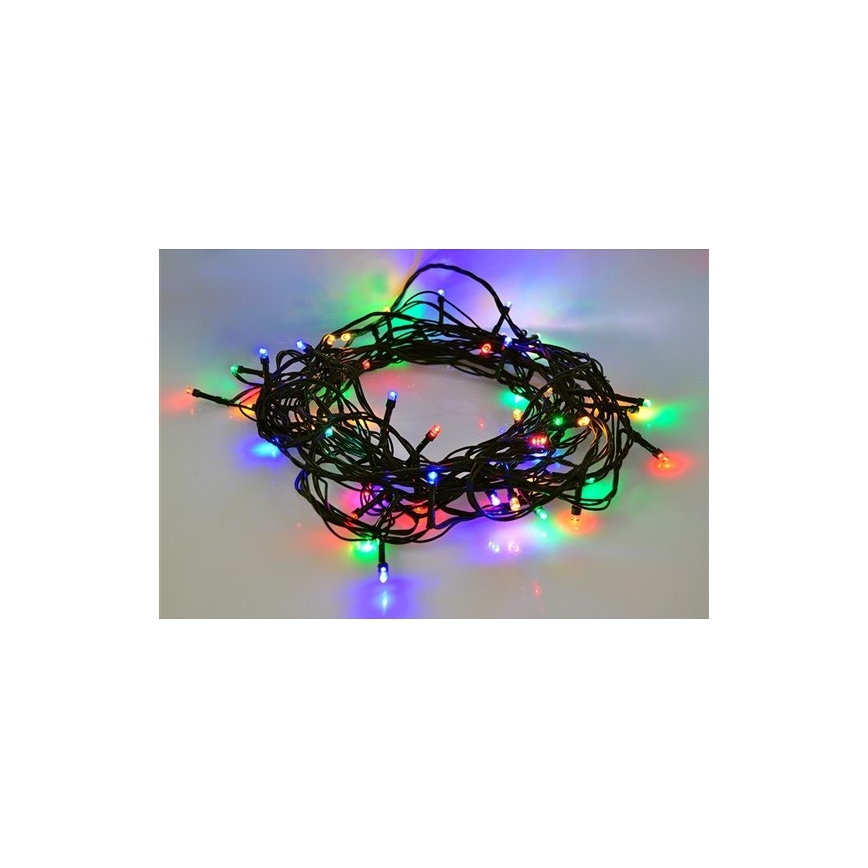 LED Weihnachtskette 50xLED/8 Funktionen 8m IP44 multicolor
