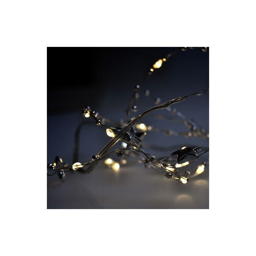 LED Weihnachtskette 1 m 20xLED/2xAA