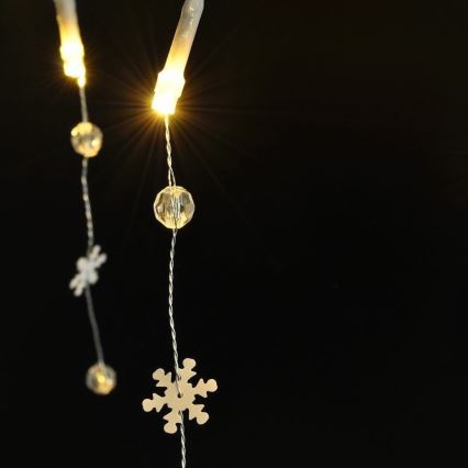 LED  Lichterkette 20xLED/2xAA 2m warmweiß