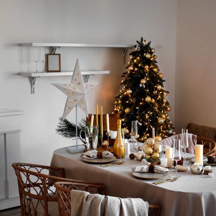 LED-Weihnachtsdekoration LED/3xAA Stern