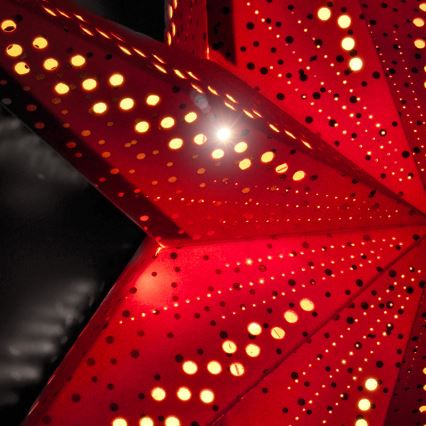 LED-Weihnachtsdekoration LED/2xAA 60 cm Stern