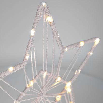 LED-Weihnachtsdekoration LED/2xAAA Stern