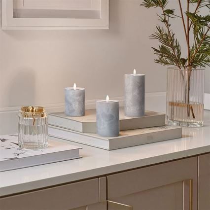 3er-Set LED-Kerzen LED/2xAA, warmweiß