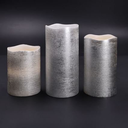 3er-Set LED-Kerzen LED/3xAAA warmweiß