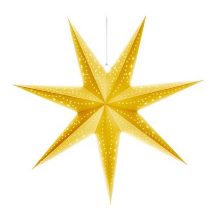 LED-Weihnachtsdekoration 20xLED/2xAA 60 cm warmweiß goldener Stern