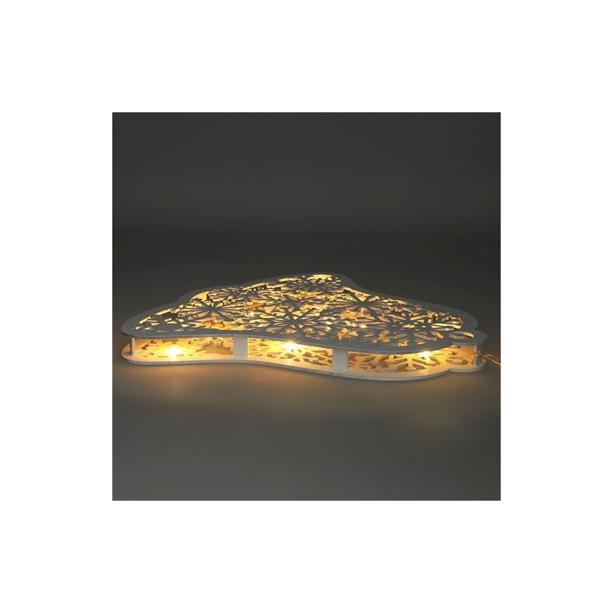 LED-Weihnachtsdekoration 9xLED/2xAA warmweiß Glöckchen