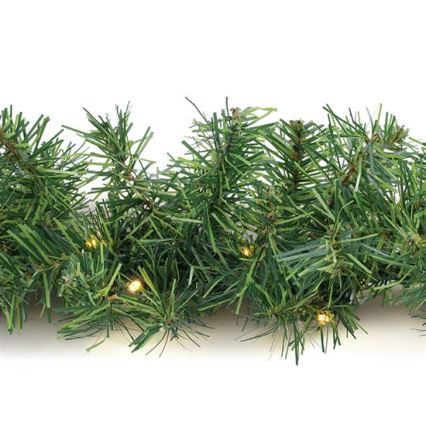 LED-Außen-Weihnachtsdekoration Girlande 80xLED/3xAA 500 cm IP44