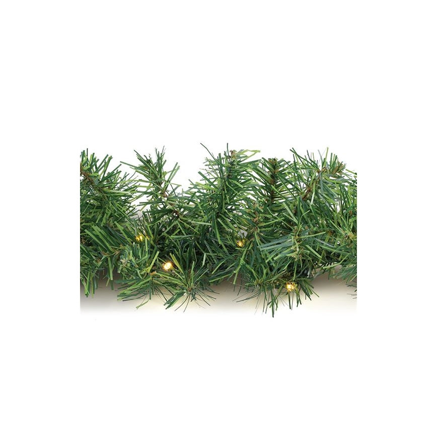 LED-Außen-Weihnachtsdekoration Girlande 80xLED/3xAA 500 cm IP44