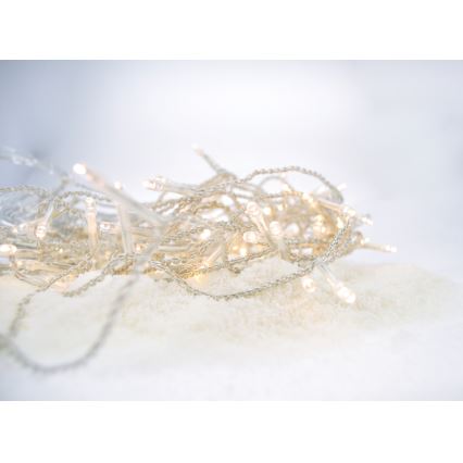 LED-Lichtervorhang für den Außenbereich, 120 LEDs, 230 V, 3 m, IP44