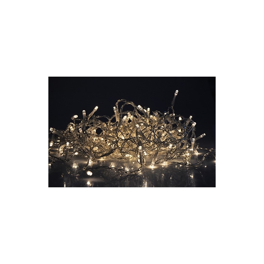 LED-Lichtervorhang für den Außenbereich, 120 LEDs, 230 V, 3 m, IP44