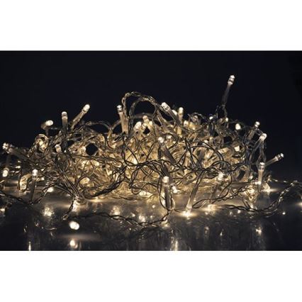 LED-Außen-Lichtervorhang 360xLED/8 Funktionen 15 m IP44 warmweiß