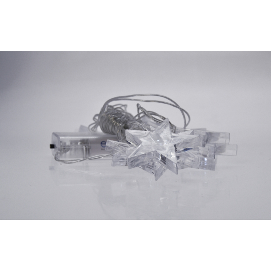 LED-Lichterkette 10xLED/2xAA 2,5m blau