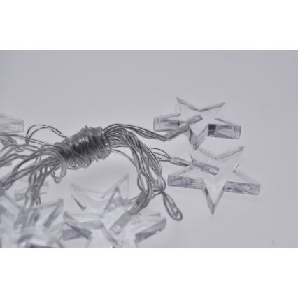 LED-Lichterkette 10xLED/2xAA 2,5m blau