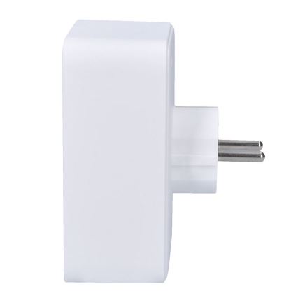 Steckdosenverteiler 1x16A+2x 2,5A mit 2xUSB A+C Ladegerät weiß