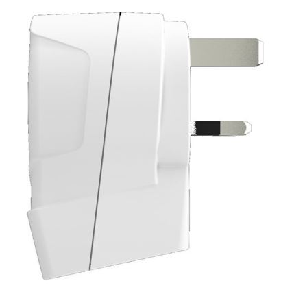 Reiseadapter für UK 230V + 2x USB-Anschluss