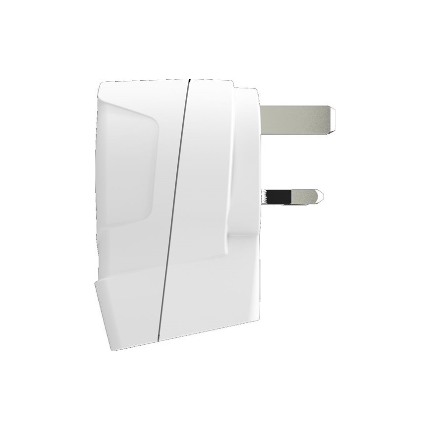 Reiseadapter für UK 230V + 2x USB-Anschluss